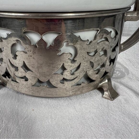 Vintage Royal Rochester Silver Plate with Boda Nova Casserole Dish - Picture 9 of 13